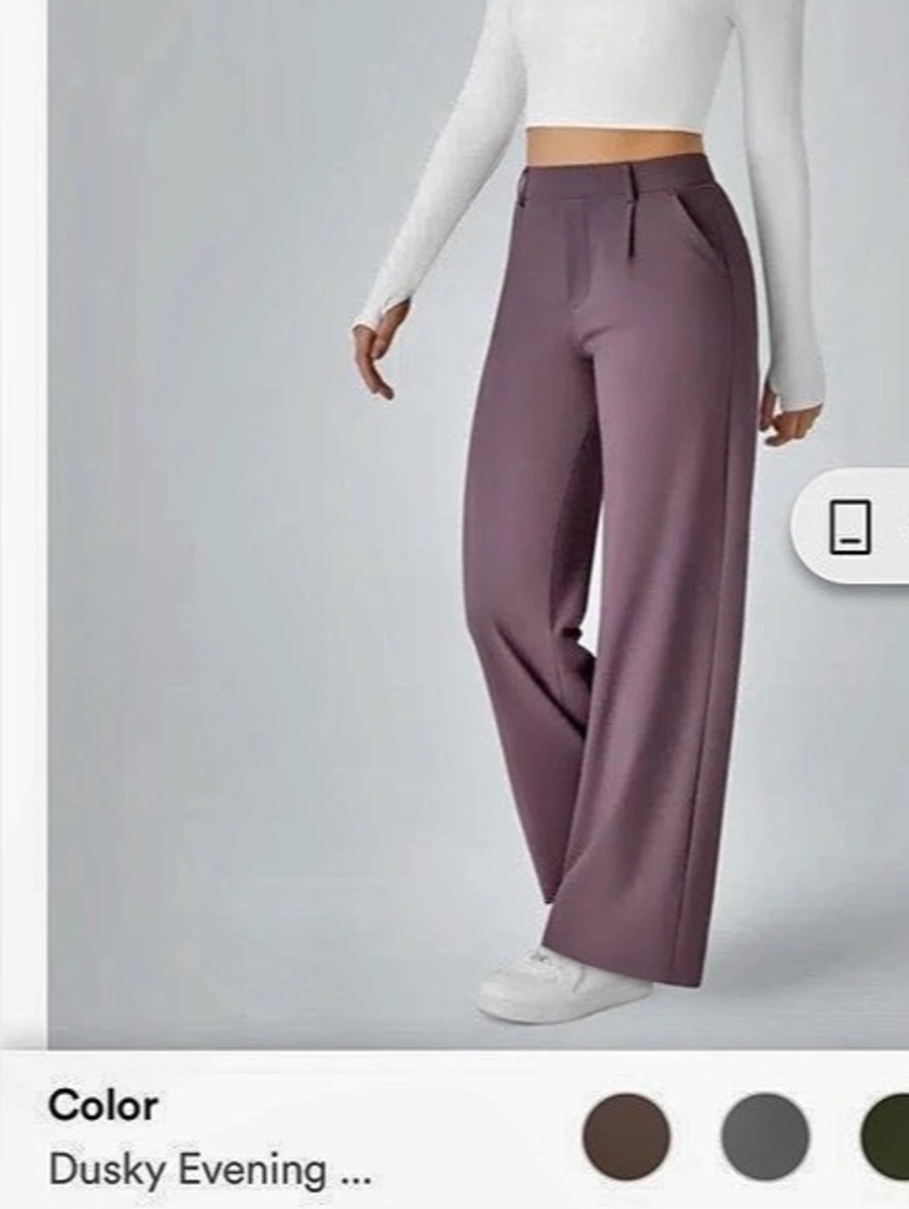 Halara Flex™ DayStretch High Waisted Pocket Straight Leg Work Pants Wide Leg